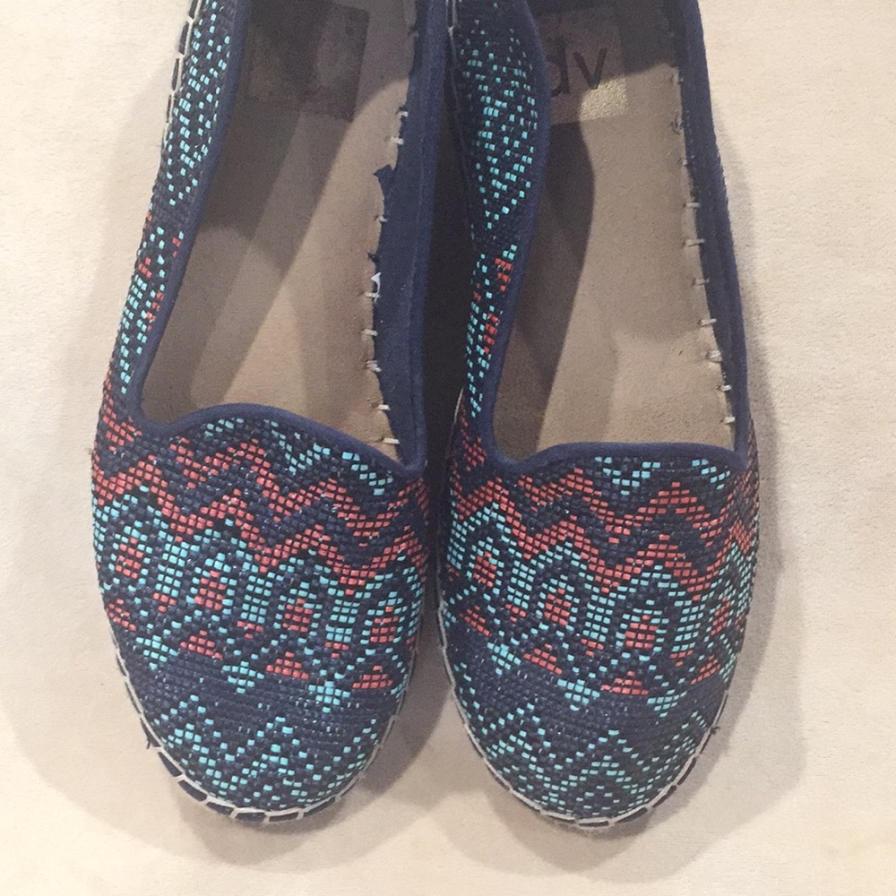 Pattern espadrille slid ons